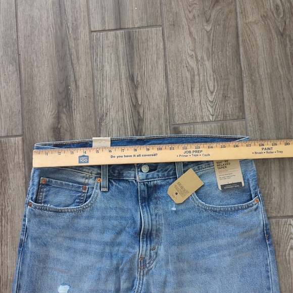 Levi's 550 '92 Relaxed Taper Painted Splatter Distressed Jeans 34x34 - Picture 15 of 16